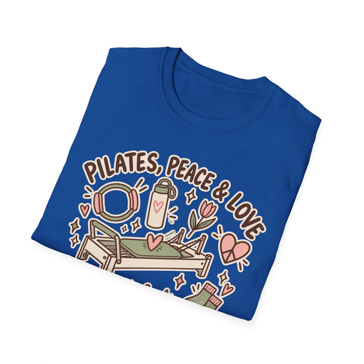 Pilates Peace & Love T-Shirt — Pilates Instructor & Enthusiast Tee
