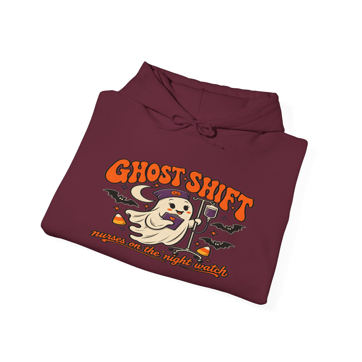 Ghost Shift Cartoon Halloween Hoodie