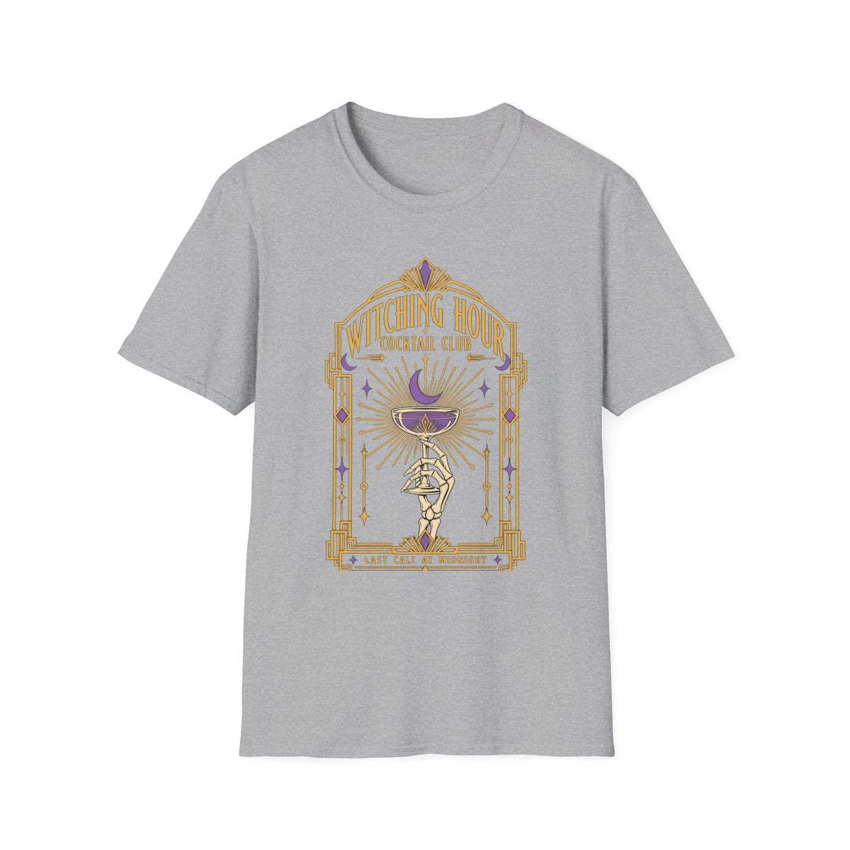 Witching Hour Cocktail Club T-Shirt — Vintage Occult Bar Tee