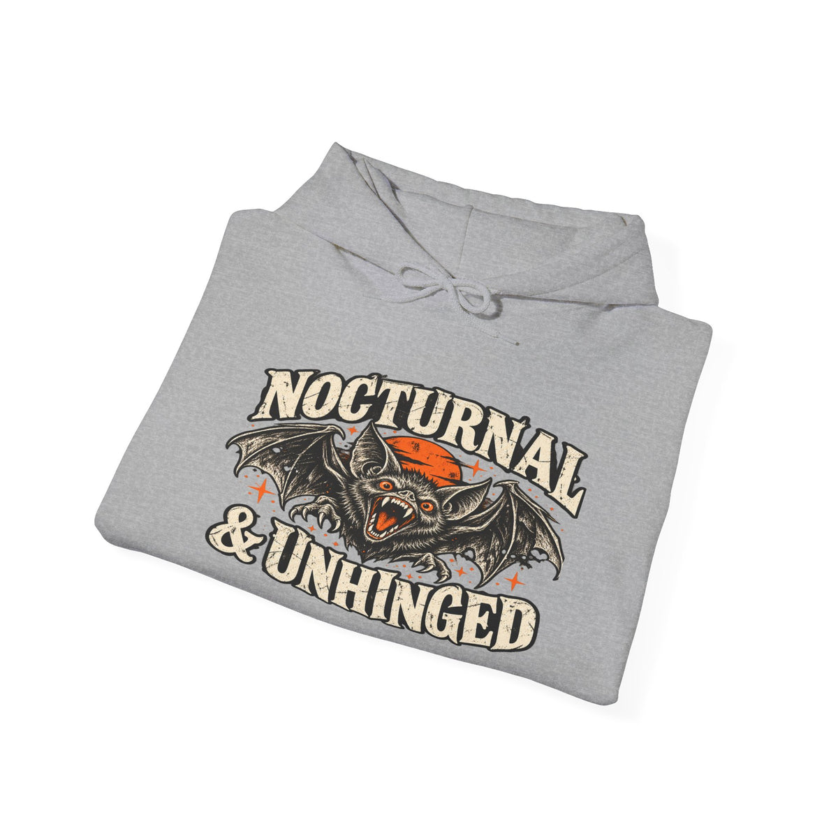 Nocturnal & Unhinged Gothic Bat Hoodie