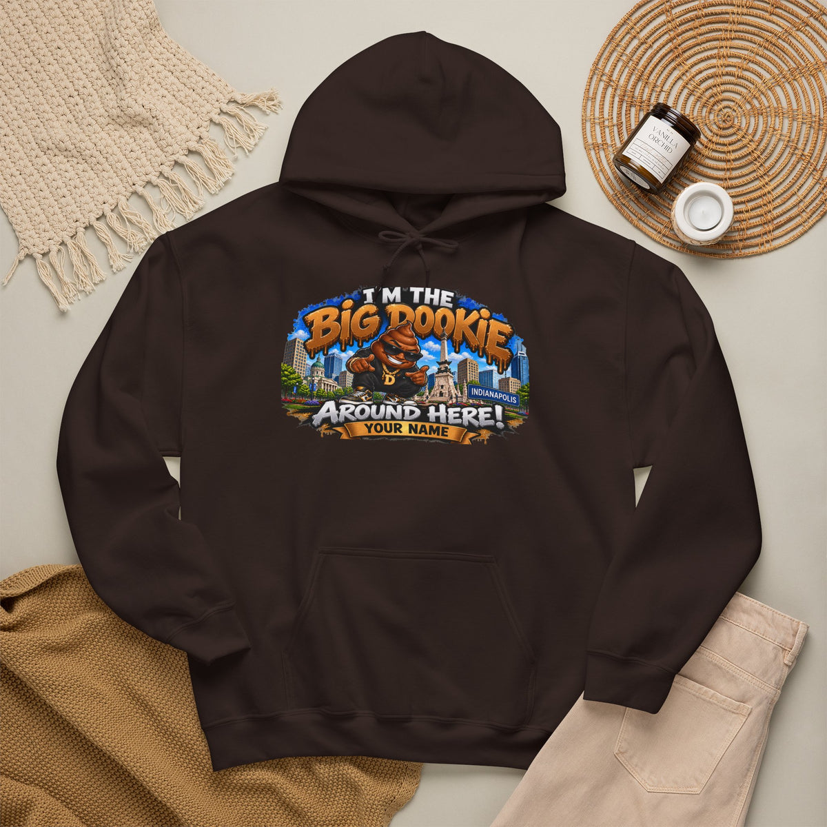 Big Dookie Around Here Hoodie — Customizable Midwest All-Star Graphic Sweatshirt