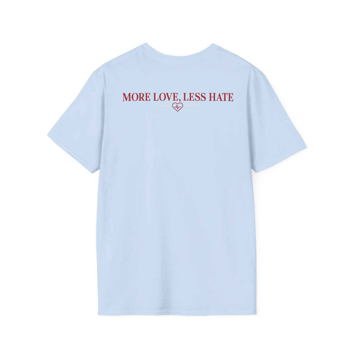 Cuddle Junkie T‑Shirt — "Loving, Healthy Heart" Heartbeat Graphic