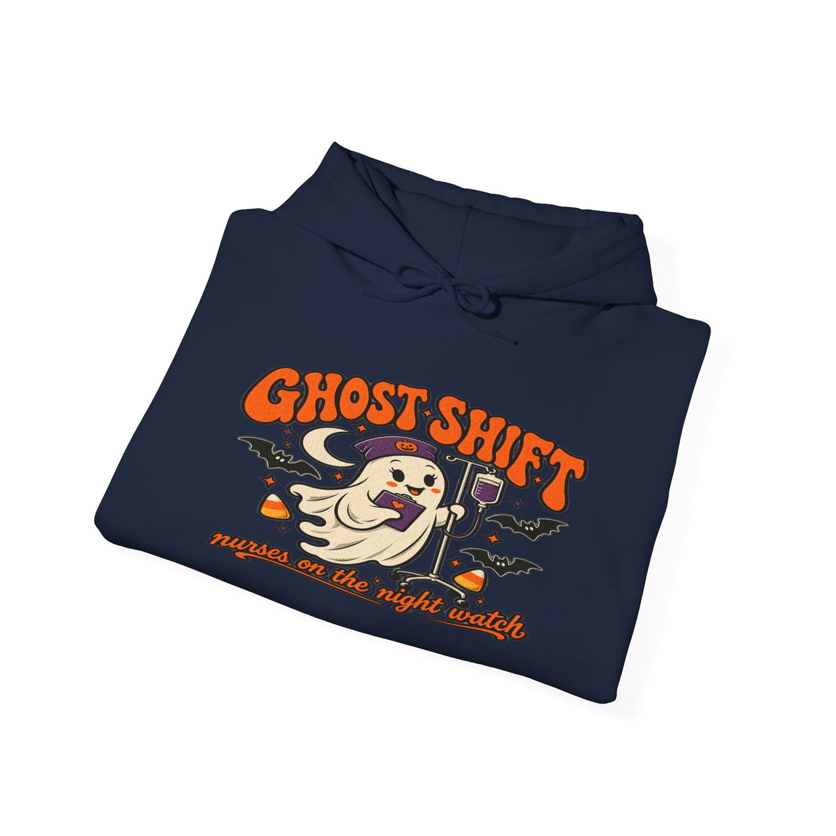 Ghost Shift Cartoon Halloween Hoodie