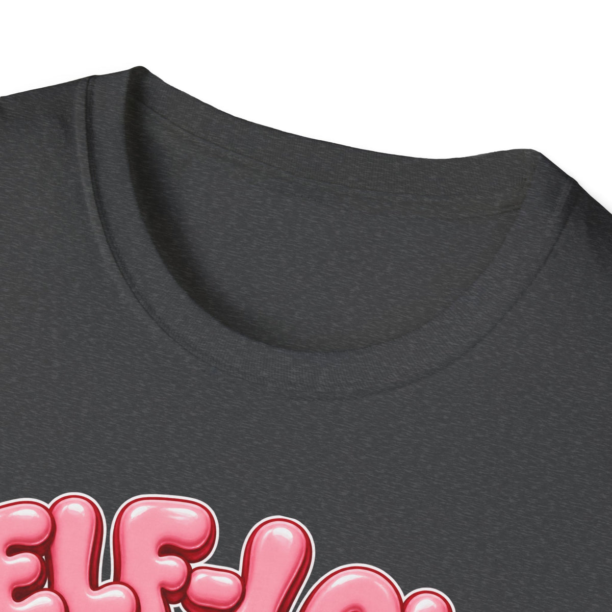 Self-Love Is My Workout T-Shirt — Cute Pink Bubble Text Tee for Women & Teens