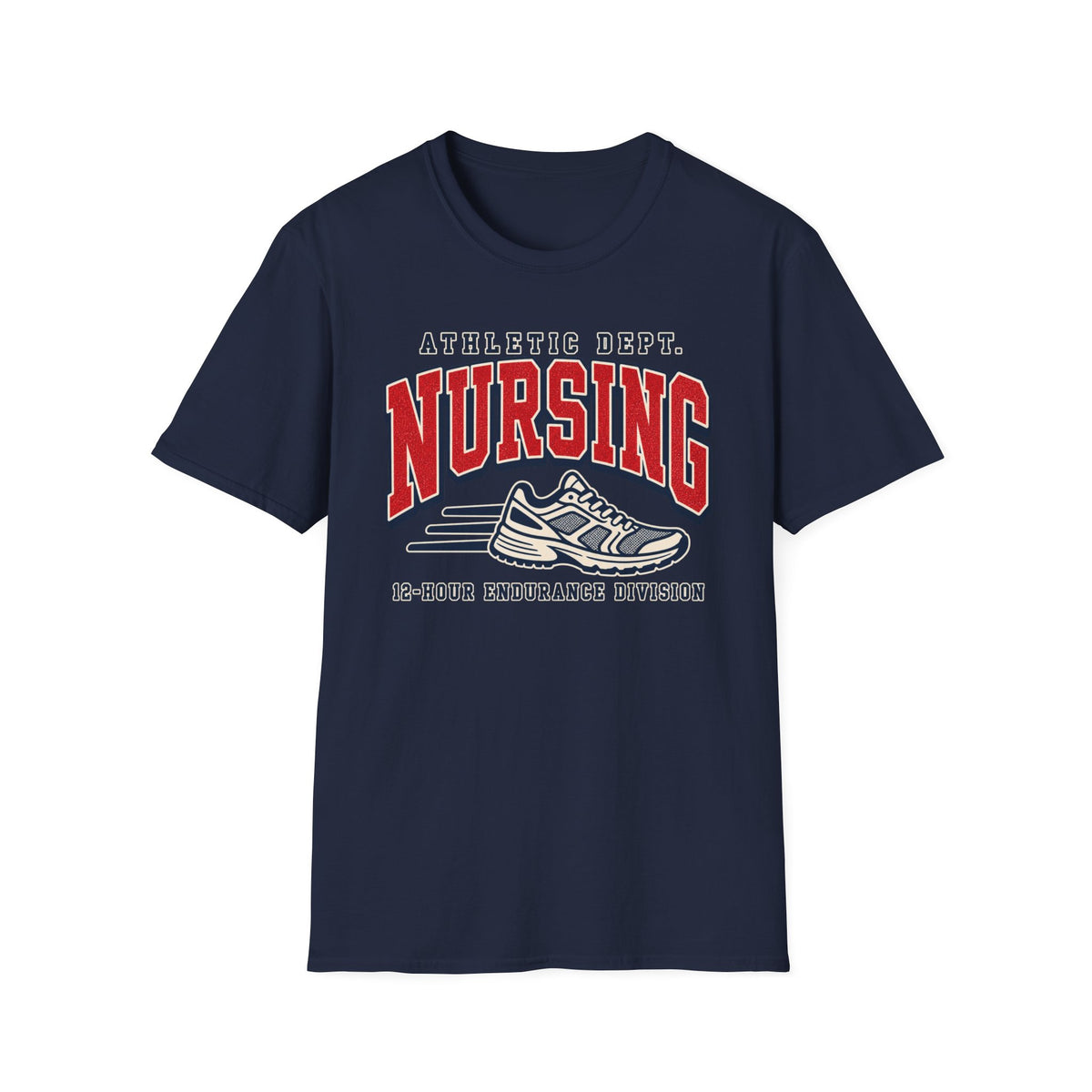 Nursing Athletic Dept T-Shirt – 12-Hour Endurance Vintage Run Tee
