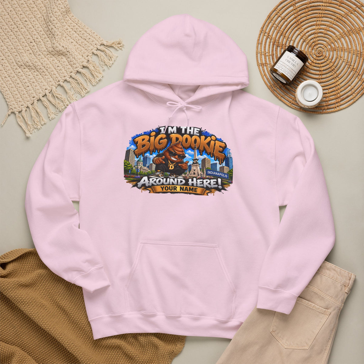 Big Dookie Around Here Hoodie — Customizable Midwest All-Star Graphic Sweatshirt