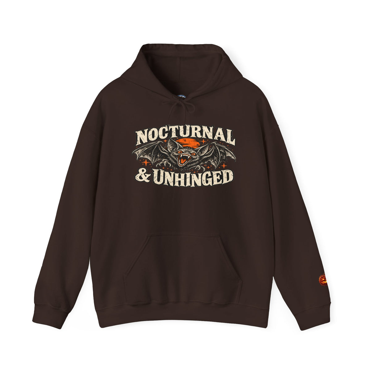 Nocturnal & Unhinged Gothic Bat Hoodie