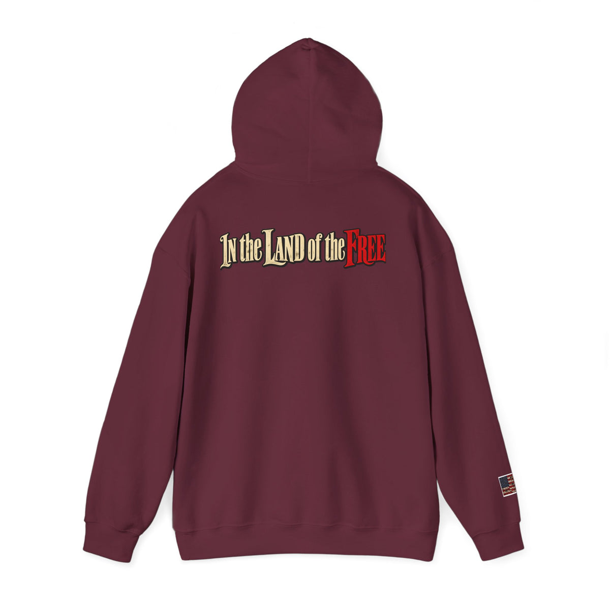 Liberty Statue Hoodie — "Dream as Always Beautiful / She Can't Hurt Me" Patriotic Pullover