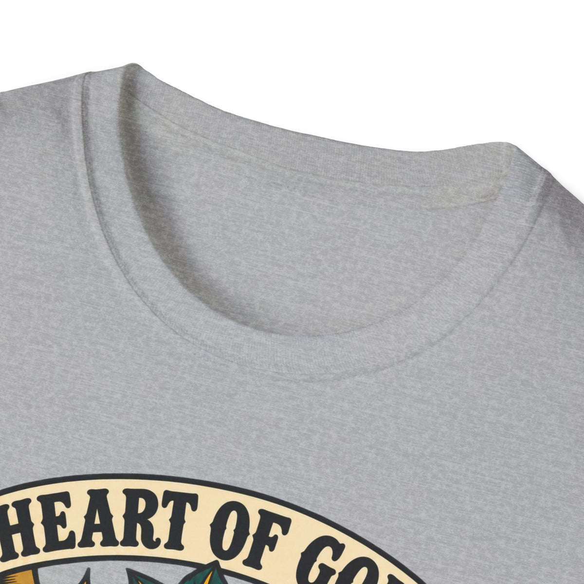 Nurse Tattoo Heart T-Shirt — "Heart of Gold, Nerves of Steel" Retro Nursing Tee
