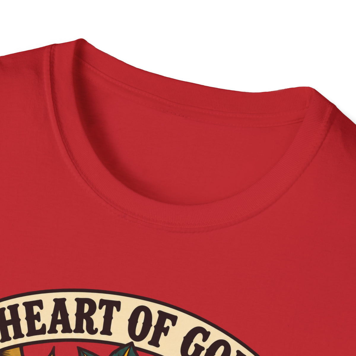 Nurse Tattoo Heart T-Shirt — "Heart of Gold, Nerves of Steel" Retro Nursing Tee