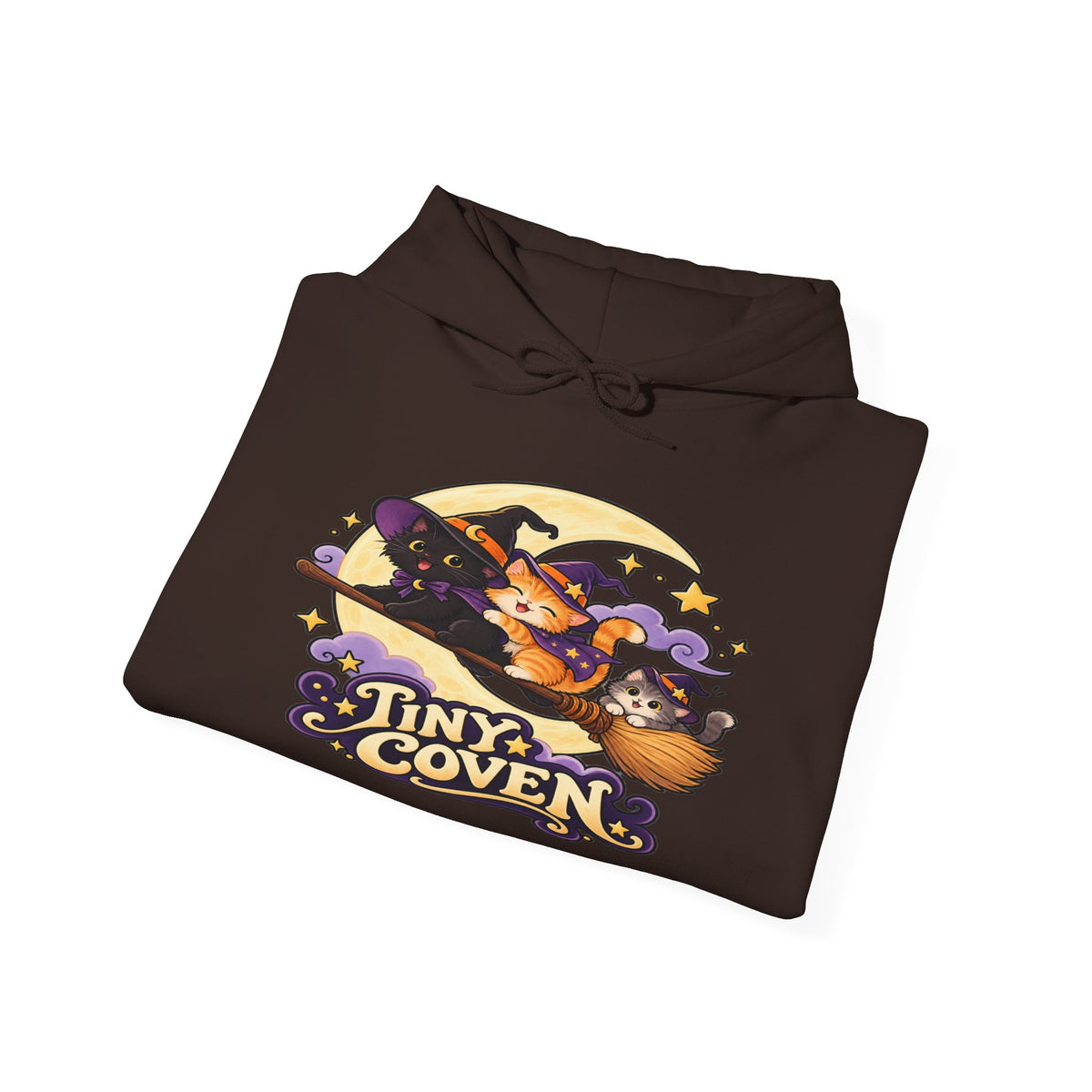 Tiny Coven Halloween Witchy Hooded Sweatshirt