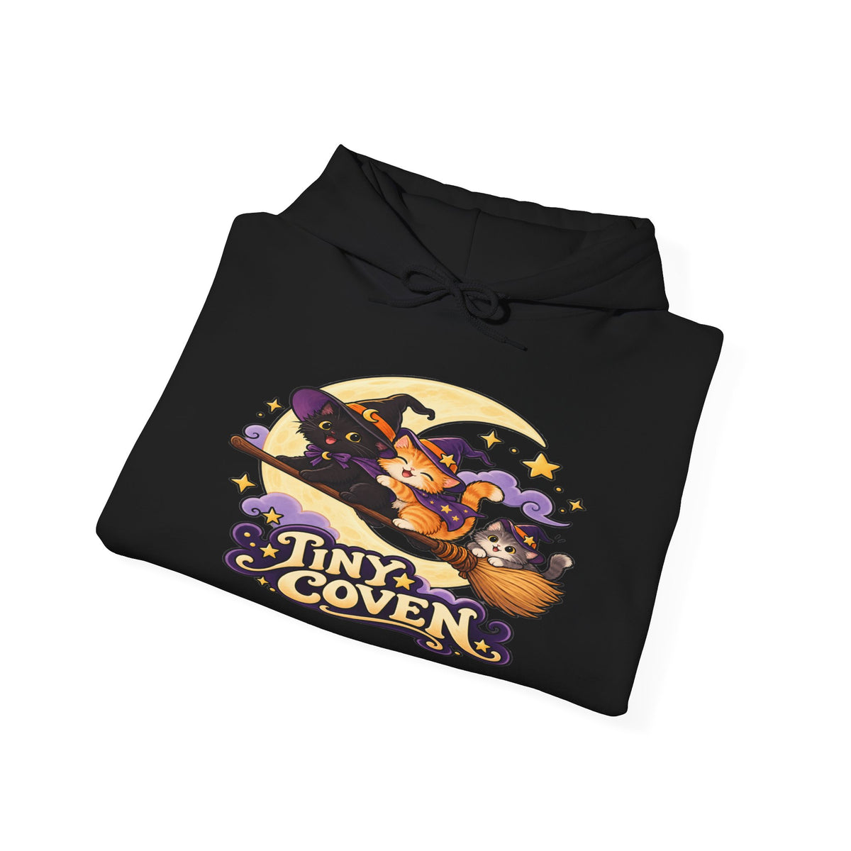 Tiny Coven Halloween Witchy Hooded Sweatshirt