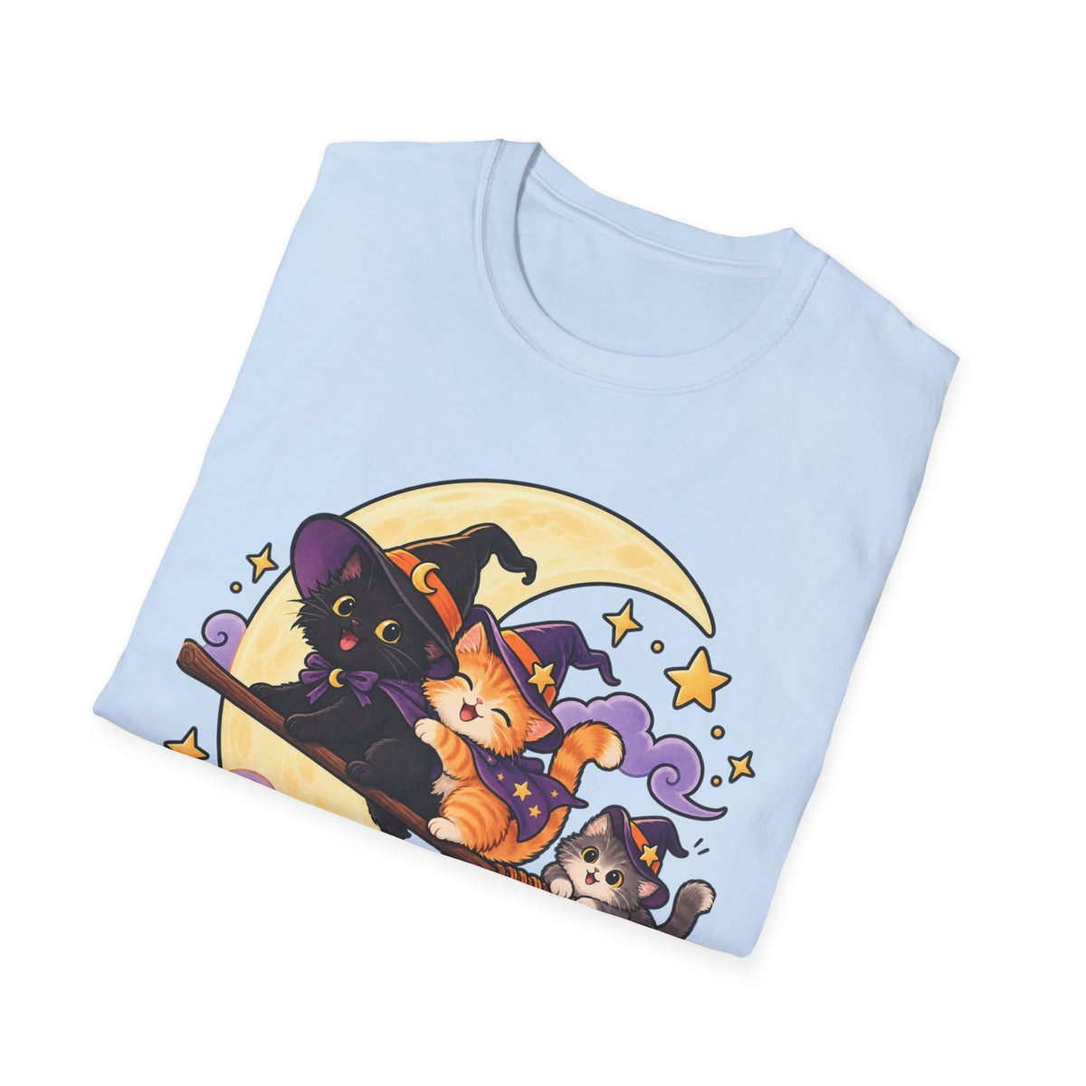 Tiny Coven Witch T-Shirt — Cute Halloween Cat Witches Graphic Tee