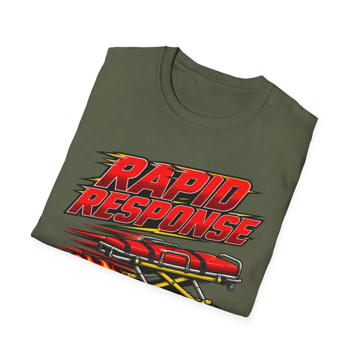 Rapid Response Racing Team T-Shirt — Vintage Dragster Airplane Graphic