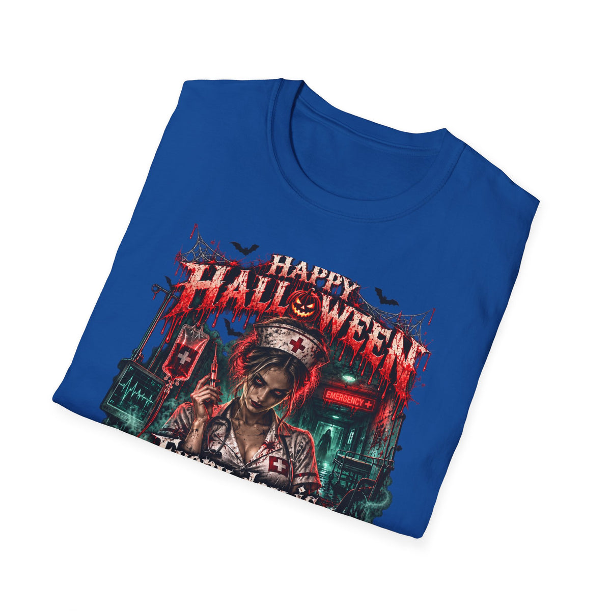 Halloween Nurse T-Shirt — "Every Day is Scary When I’m On Duty" Horror Medical Tee
