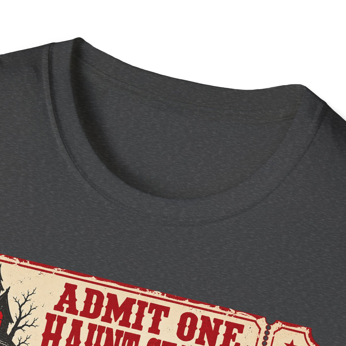Haunt Season Ticket T-Shirt — "Admit One Haunt Season" Vintage Halloween Tee