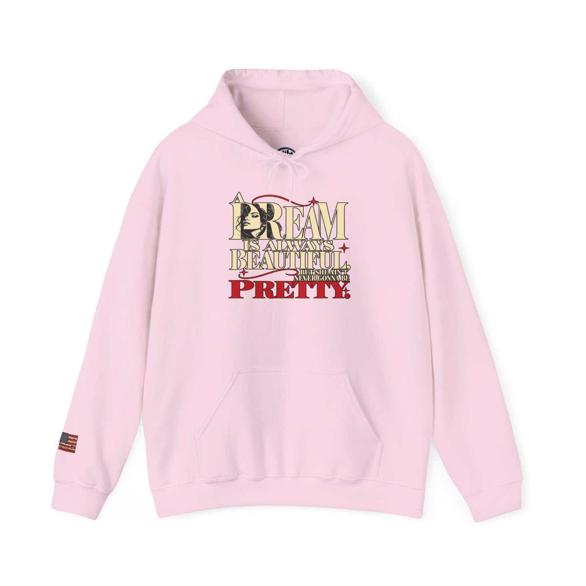 Dream Big Pretty Inspirational Graphic Hoodie
