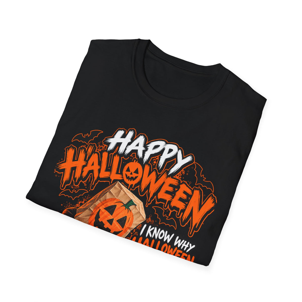 Happy Halloween Pumpkin Head T-Shirt — I Know Why Halloween Is Your Favorite Holiday