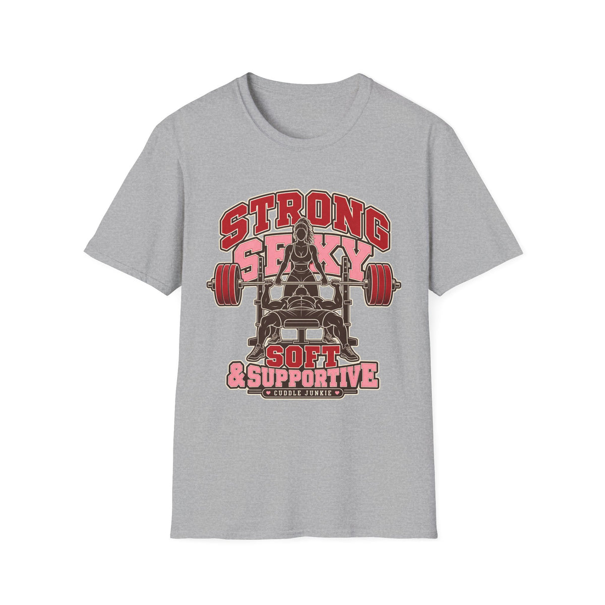 Strong Body Soft Heart Fitness T-Shirt