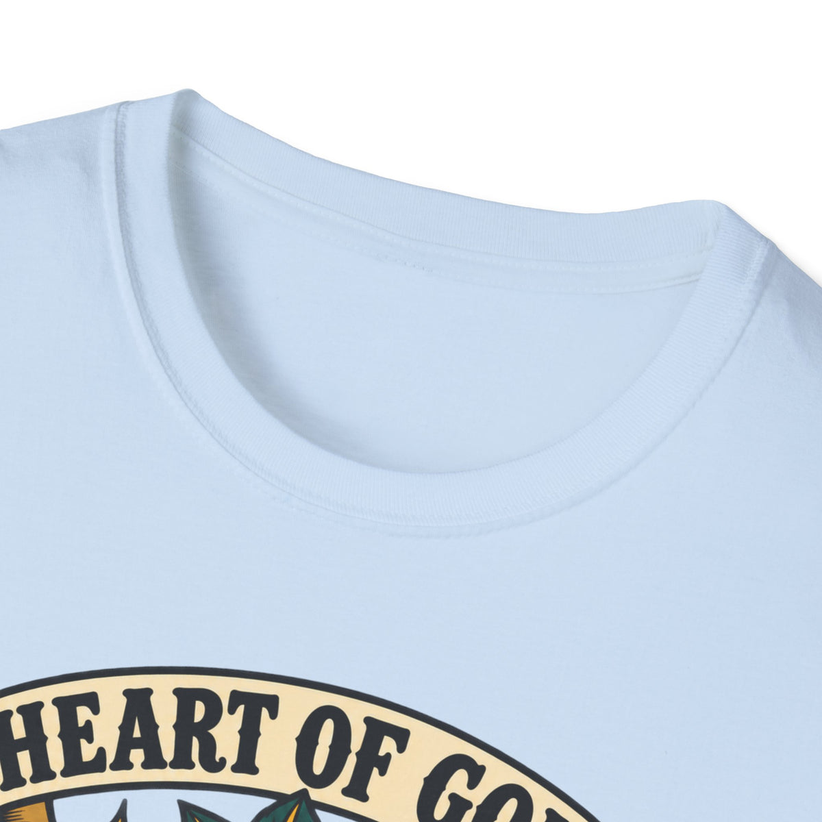 Nurse Tattoo Heart T-Shirt — "Heart of Gold, Nerves of Steel" Retro Nursing Tee