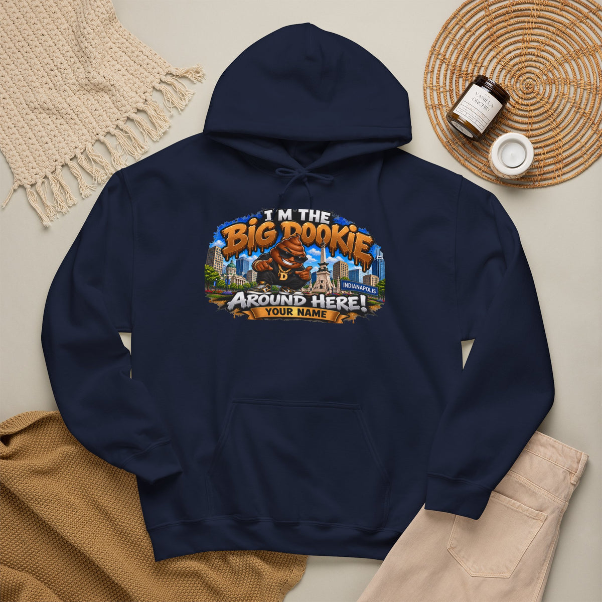 Big Dookie Around Here Hoodie — Customizable Midwest All-Star Graphic Sweatshirt