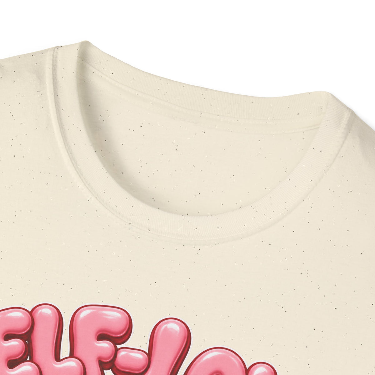 Self-Love Is My Workout T-Shirt — Cute Pink Bubble Text Tee for Women & Teens