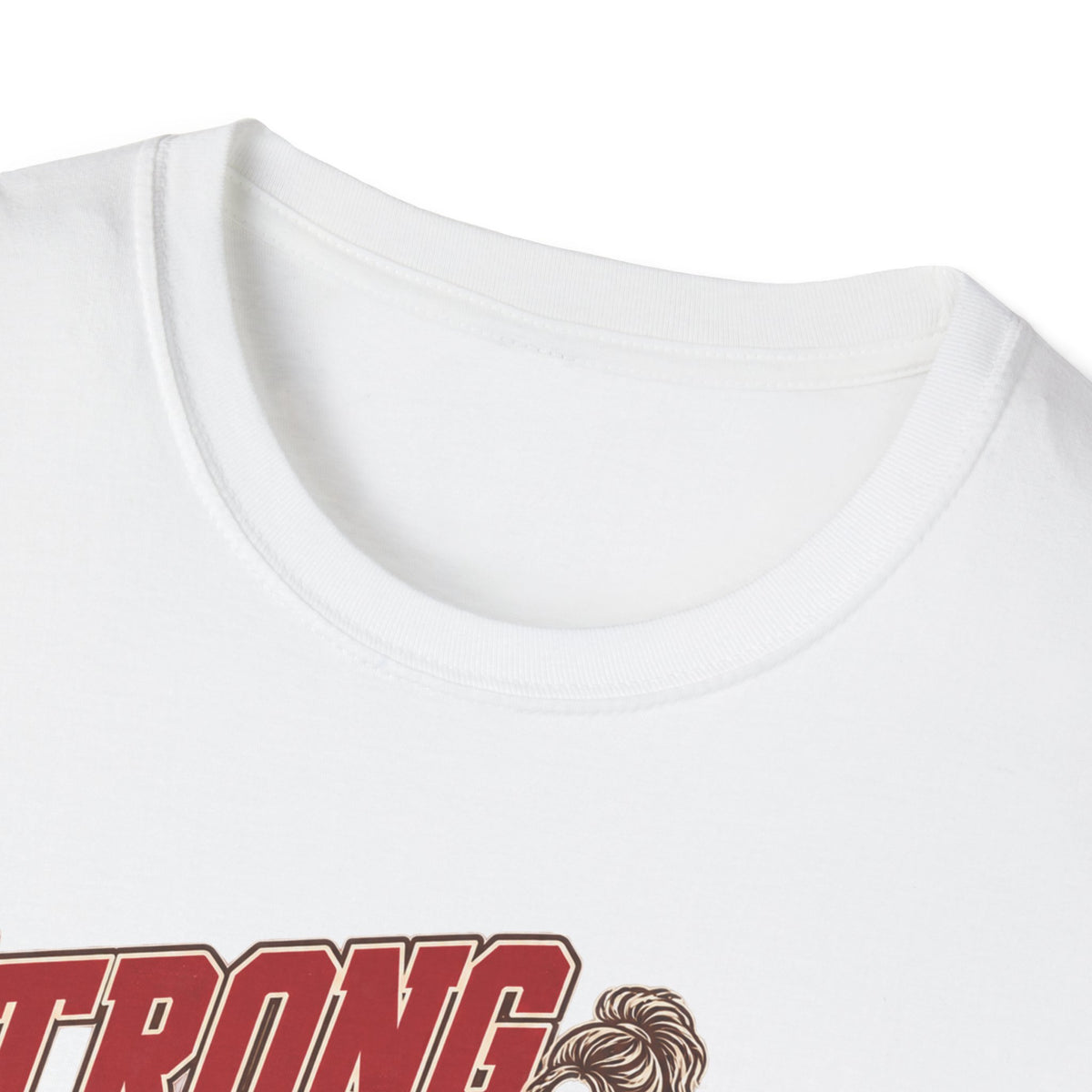 Strong, Sexy, Soft & Supportive Weightlifting T‑Shirt — Cute Benchpress Fitness Tee