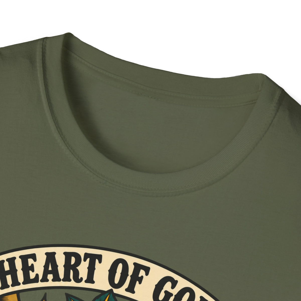Nurse Tattoo Heart T-Shirt — "Heart of Gold, Nerves of Steel" Retro Nursing Tee