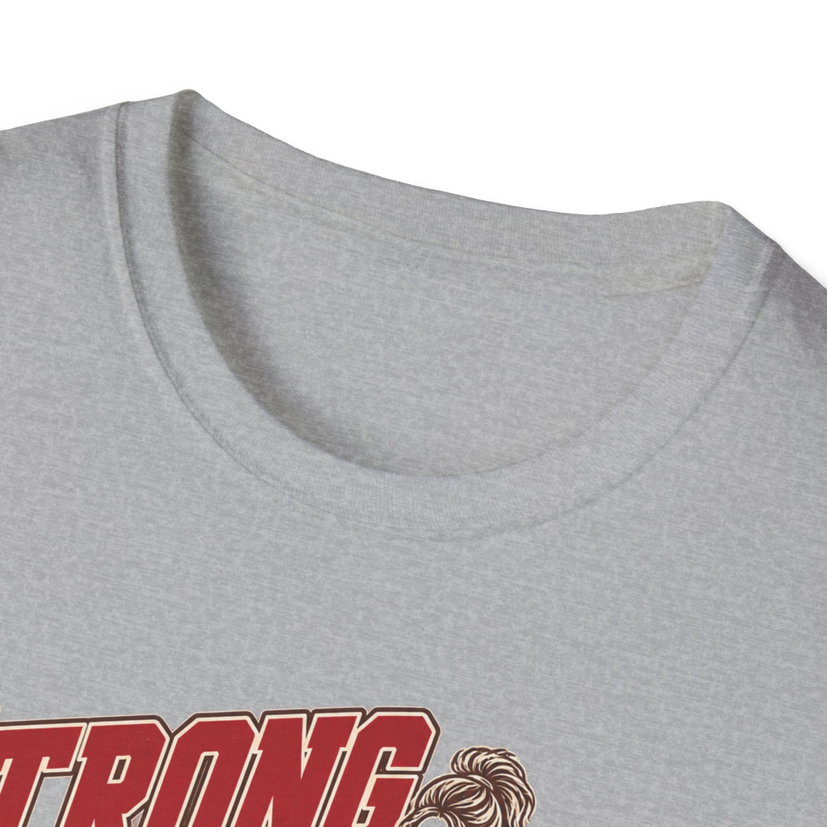 Strong, Sexy, Soft & Supportive Weightlifting T‑Shirt — Cute Benchpress Fitness Tee