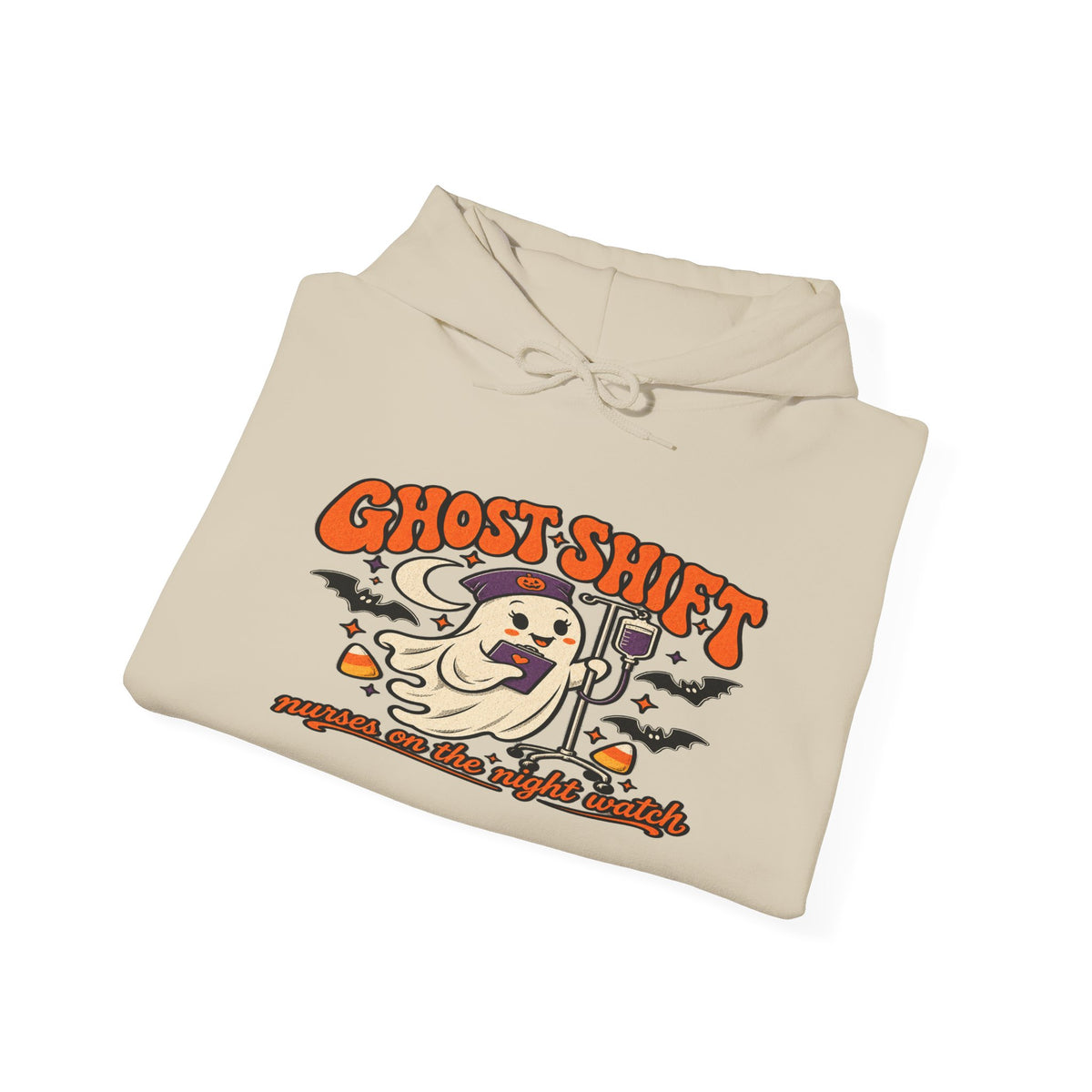 Ghost Shift Cartoon Halloween Hoodie