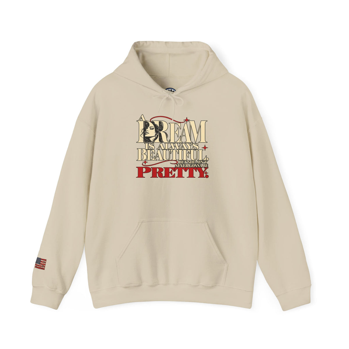 Dream Big Pretty Inspirational Graphic Hoodie