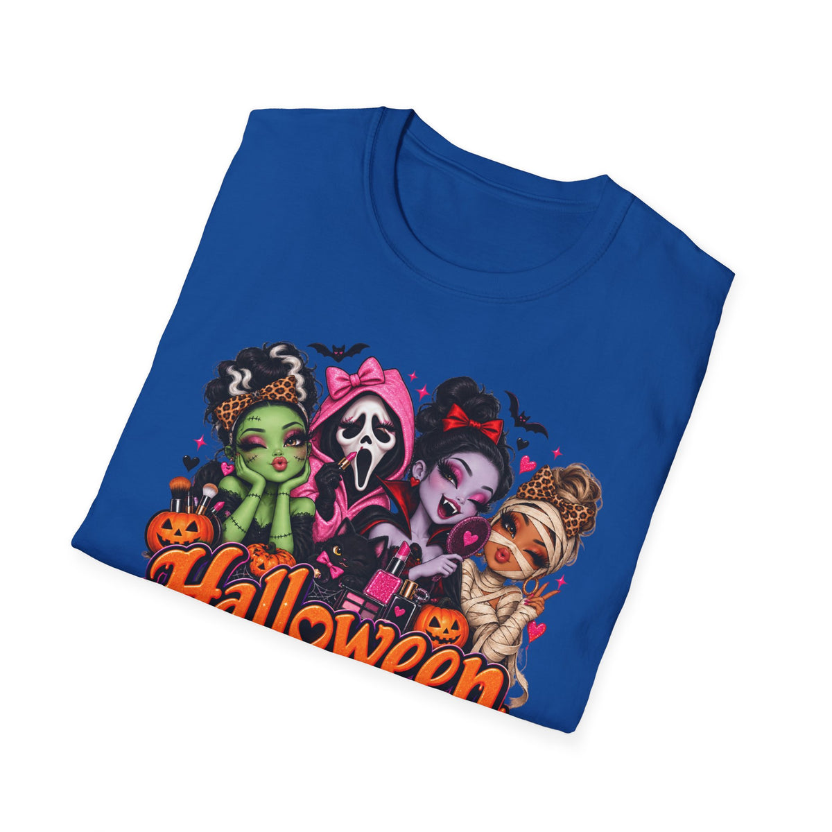 Halloween Pretty T-Shirt — Cute Scary Girls Graphic Tee ("Halloween is the Only Day I Get to Feel Pretty")