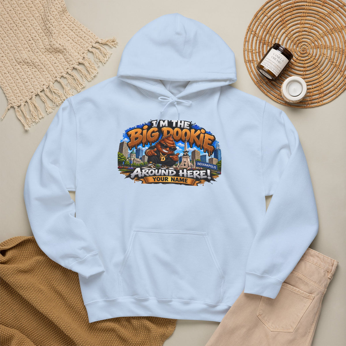 Big Dookie Around Here Hoodie — Customizable Midwest All-Star Graphic Sweatshirt