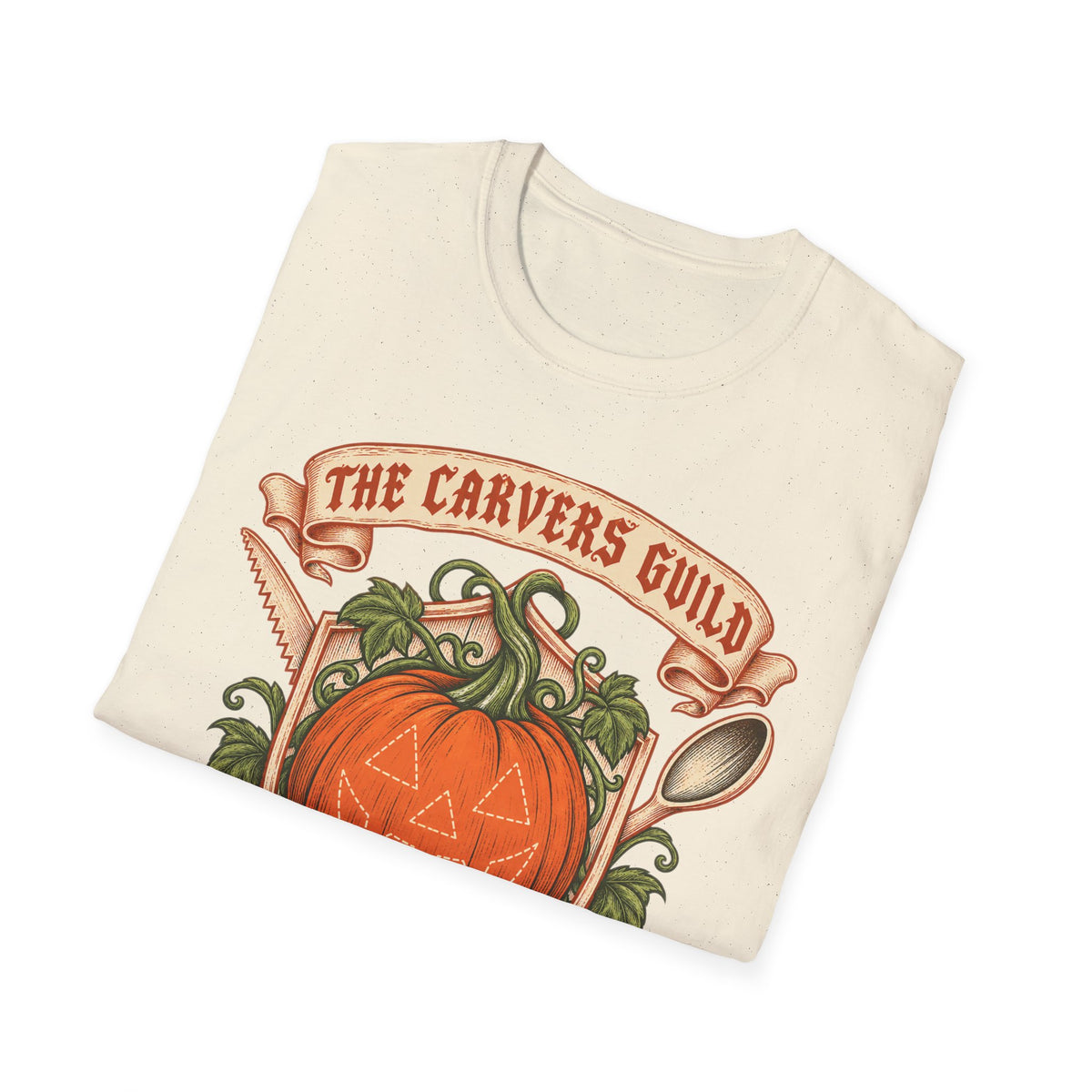 Carvers Guild Pumpkin Carving T-Shirt — Halloween Jack-O'-Lantern Design