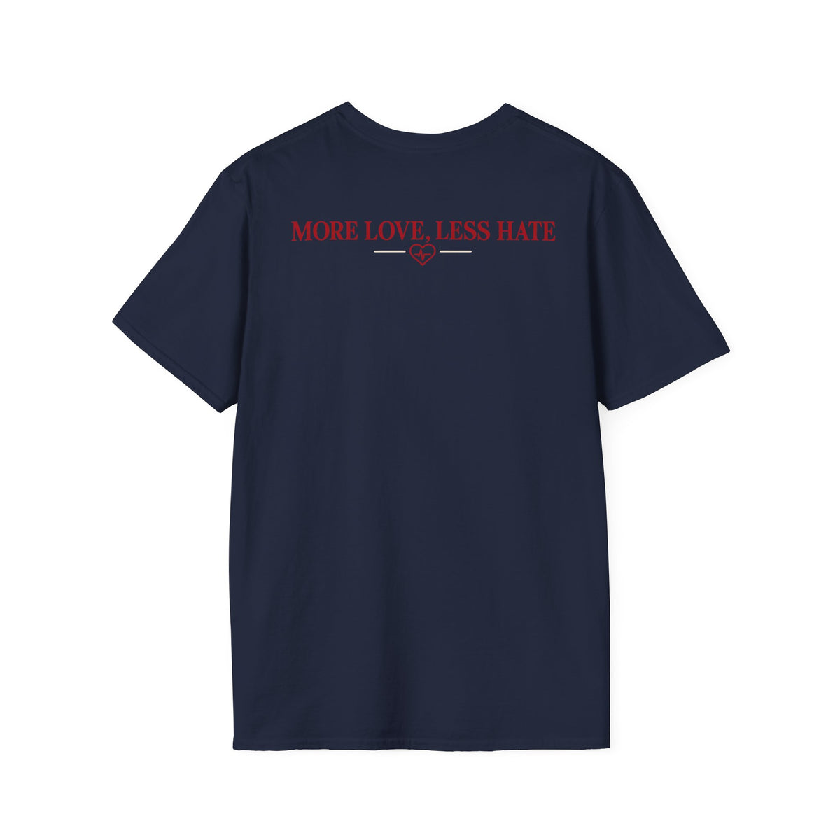 Cuddle Junkie T‑Shirt — "Loving, Healthy Heart" Heartbeat Graphic