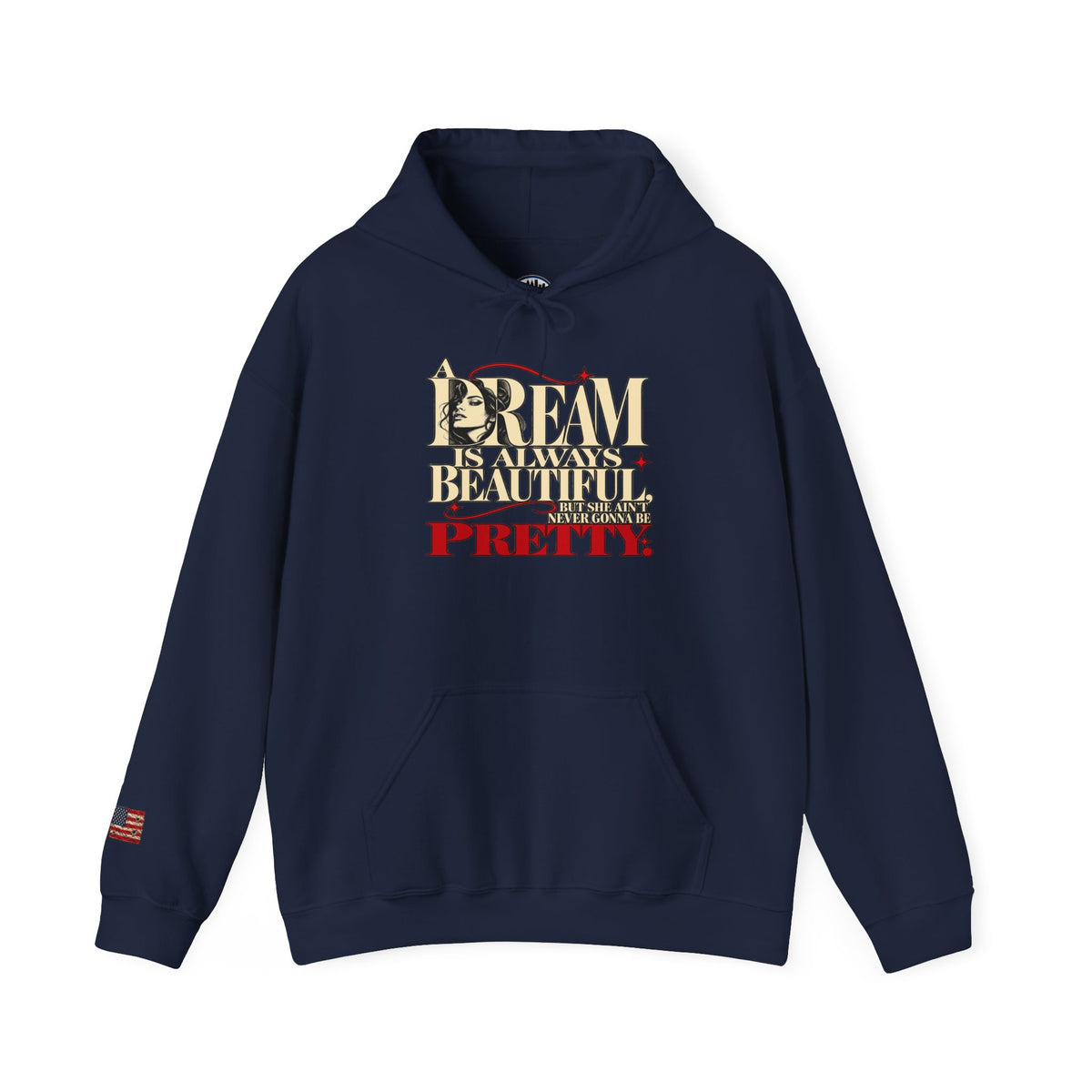 Dream Big Pretty Inspirational Graphic Hoodie