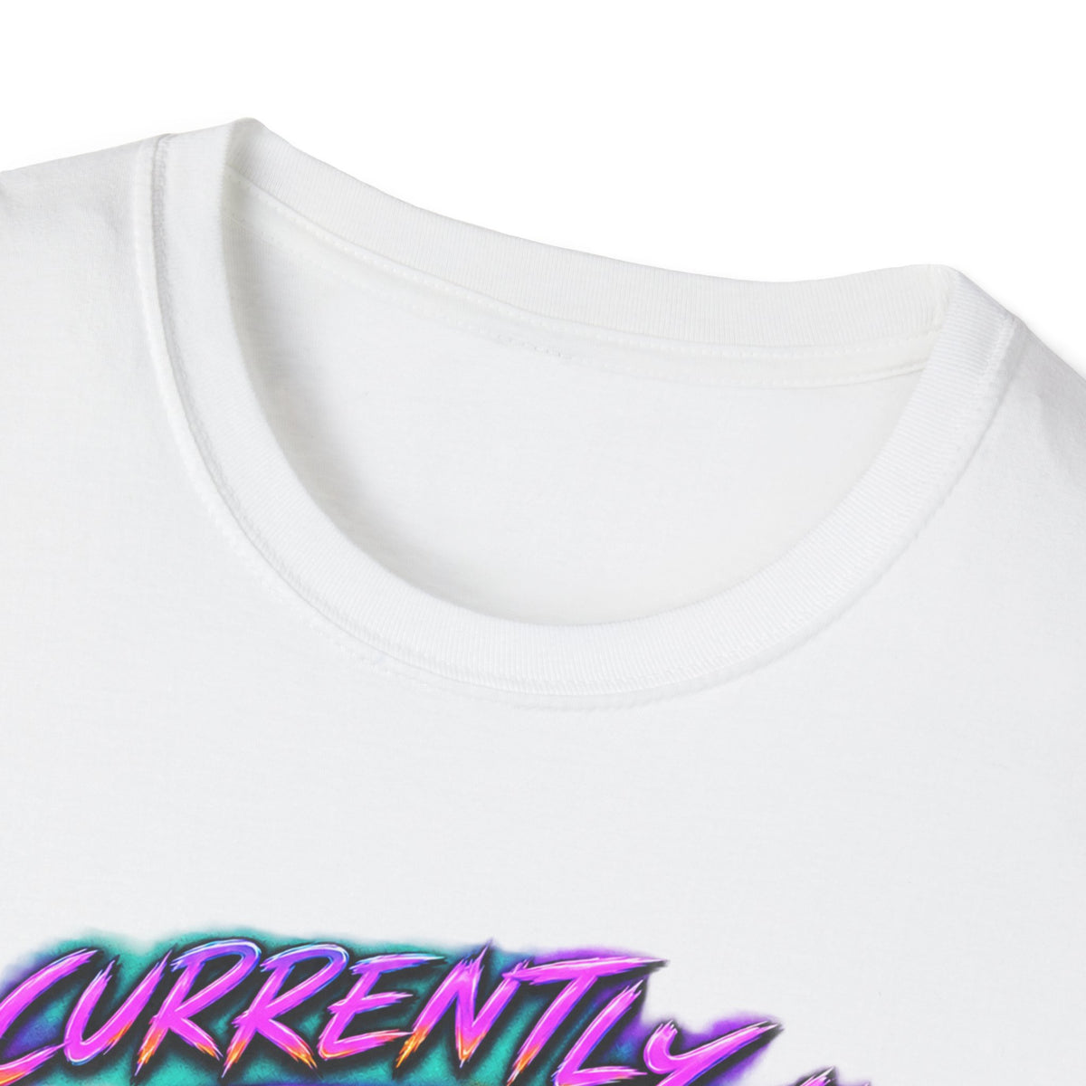 Ghost Mode T‑Shirt — "Currently in Ghost Mode" Cute Neon Ghost Graphic Tee