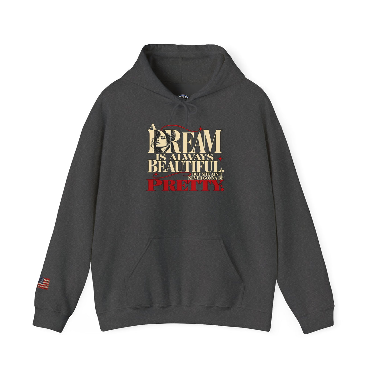 Dream Big Pretty Inspirational Graphic Hoodie