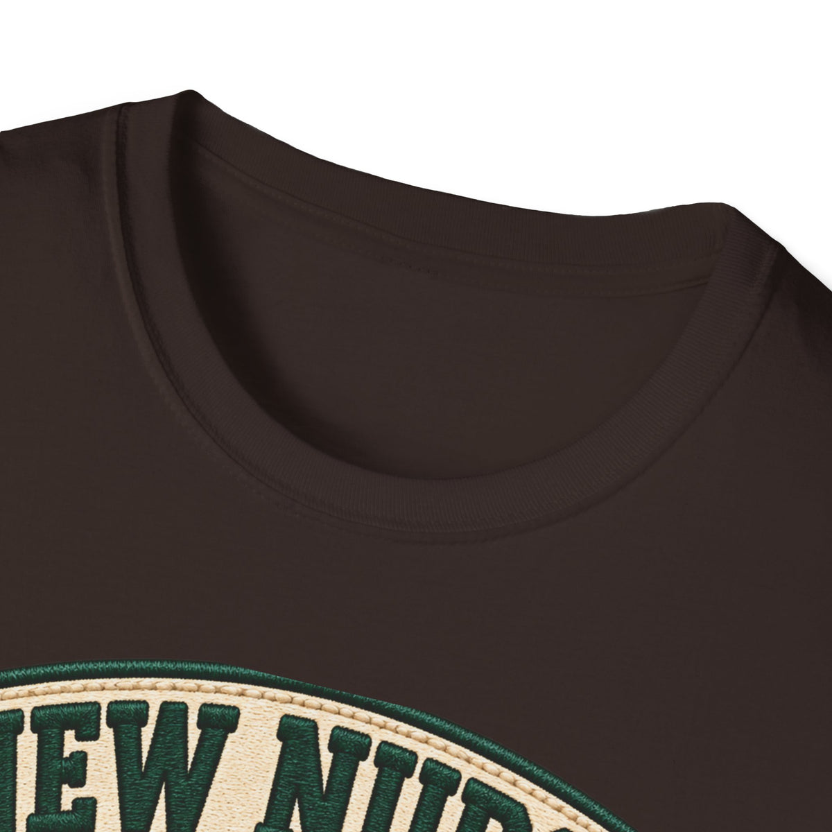 New Nurse Badge T-Shirt — "New Nurse" Vintage Patch Graphic Tee for Nursing Graduates