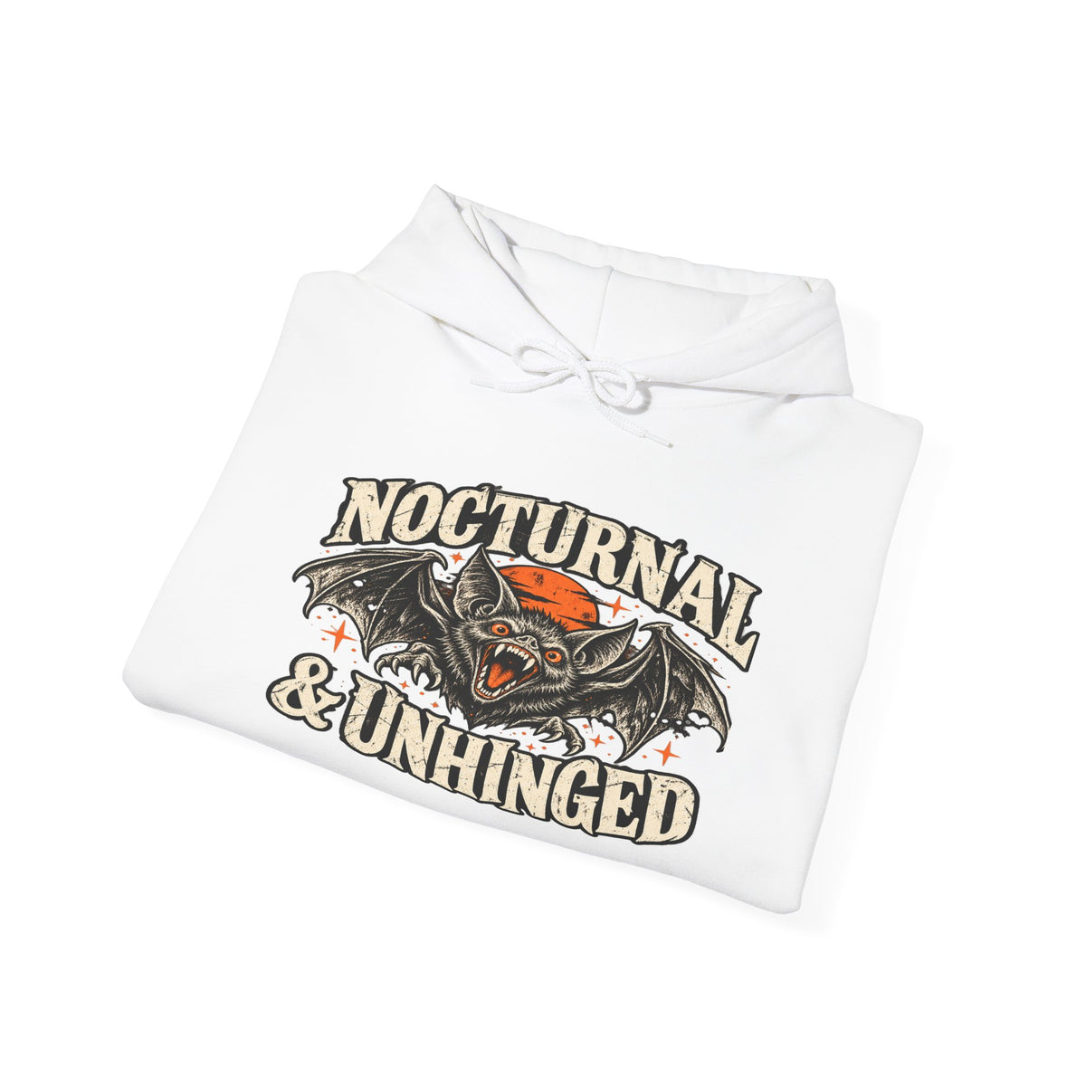 Nocturnal & Unhinged Gothic Bat Hoodie