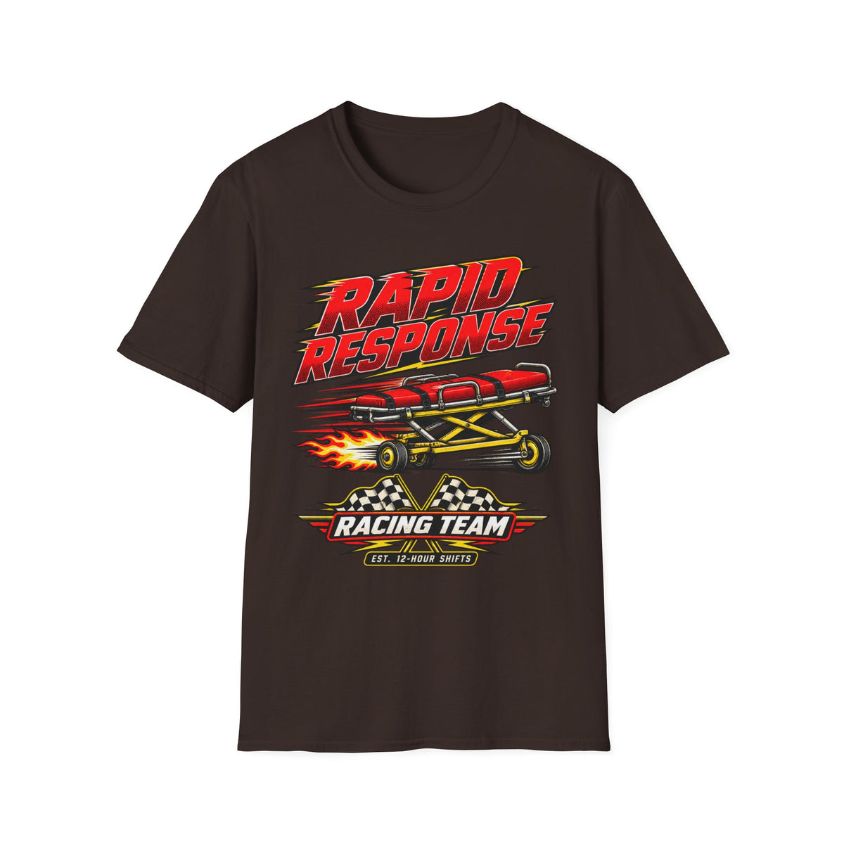 Rapid Response Racing Team T-Shirt — Vintage Dragster Airplane Graphic