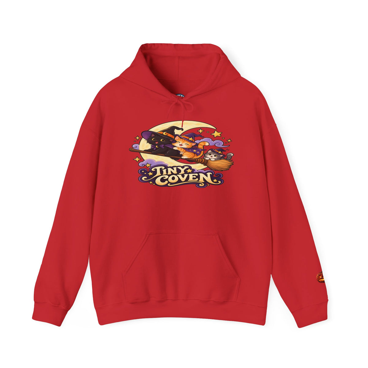 Tiny Coven Halloween Witchy Hooded Sweatshirt