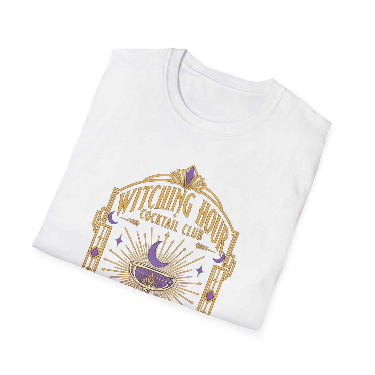 Witching Hour Cocktail Club T-Shirt — Vintage Occult Bar Tee