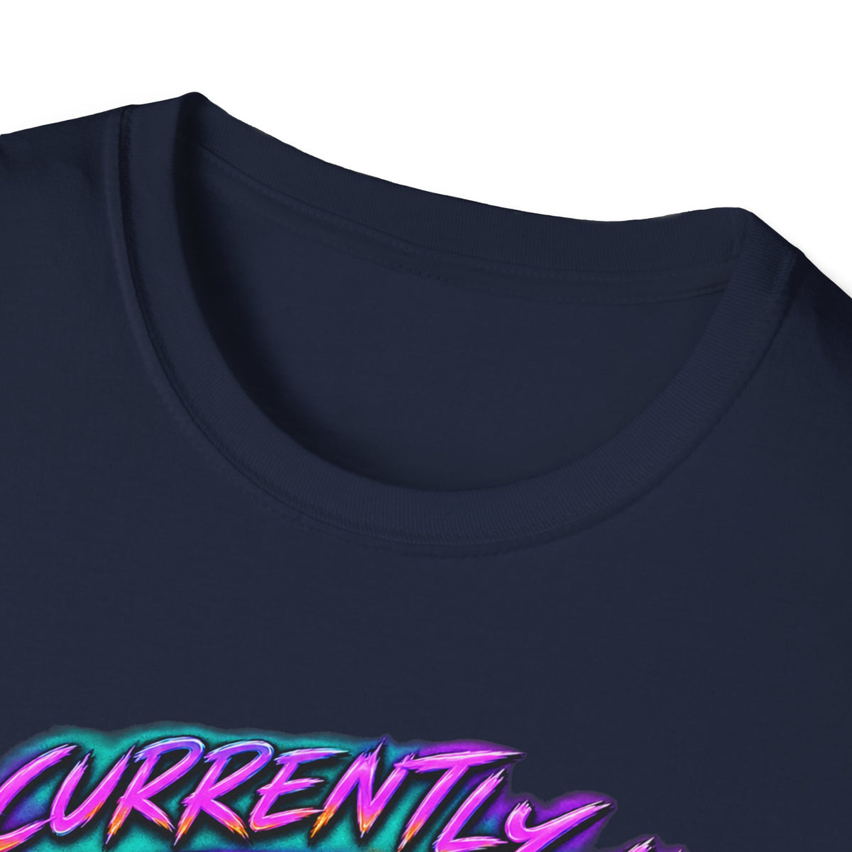 Ghost Mode T‑Shirt — "Currently in Ghost Mode" Cute Neon Ghost Graphic Tee