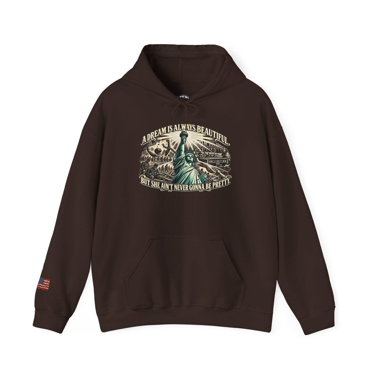 In the Land of the Free Patriotic Eagle Hoodie