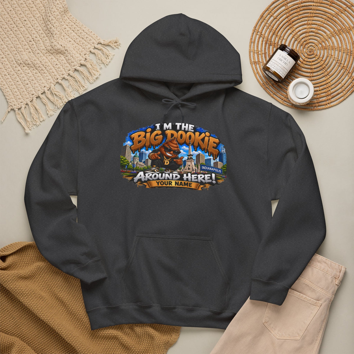 Big Dookie Around Here Hoodie — Customizable Midwest All-Star Graphic Sweatshirt