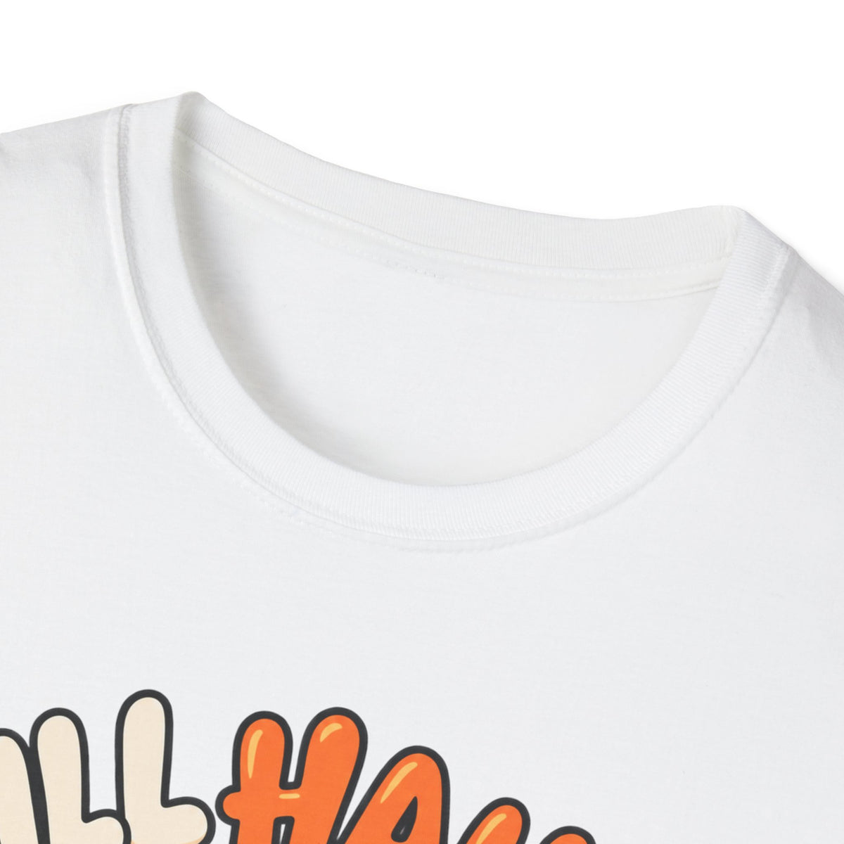Halloween Ghost T-Shirt — "Will Haunt for Snacks" Cute Candy Costume Tee