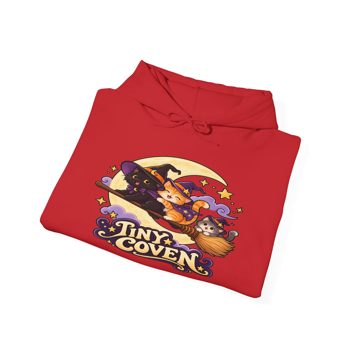 Tiny Coven Halloween Witchy Hooded Sweatshirt