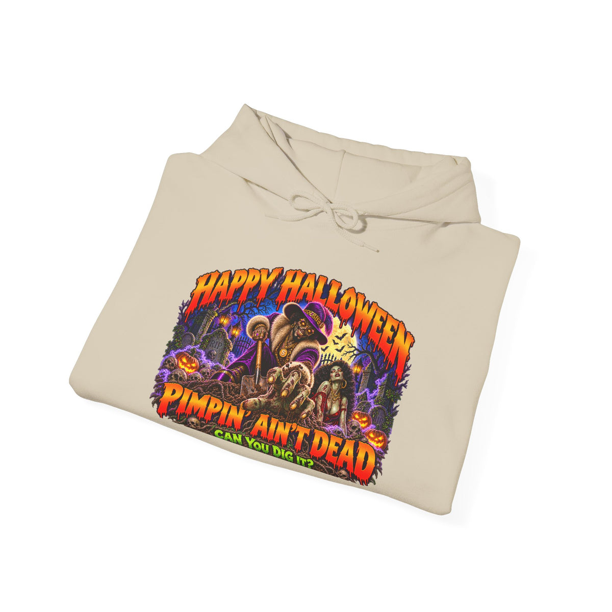 Happy Halloween Pimping  Ain’t Dead Horror Hoodie