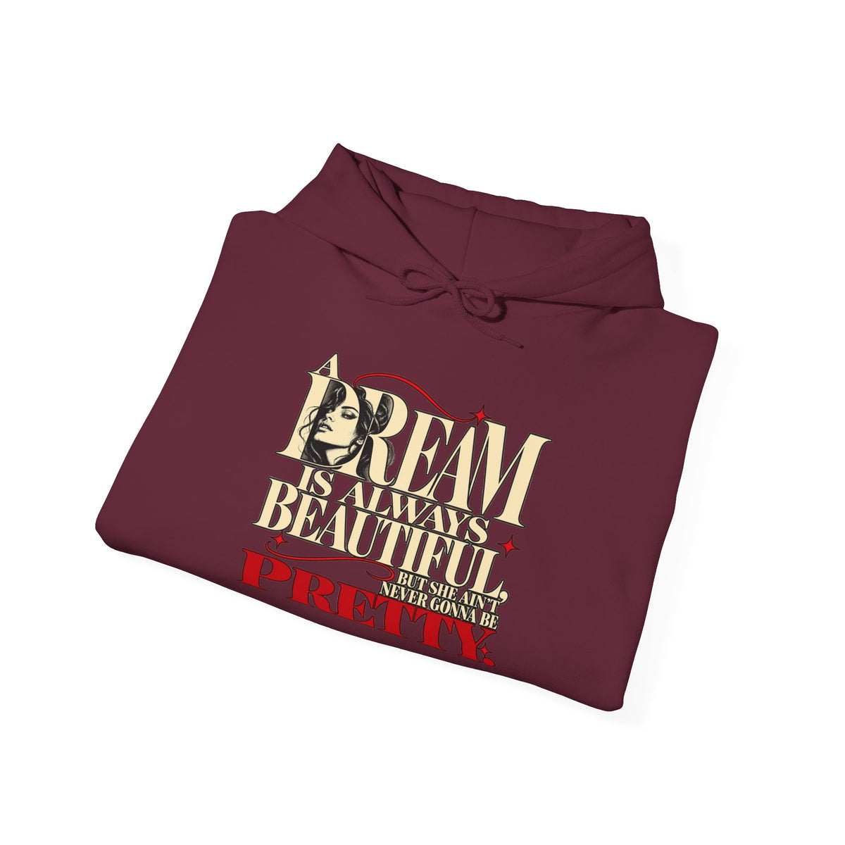 Dream Big Pretty Inspirational Graphic Hoodie